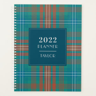 Agenda Plaid 2024 Rustic Clan Wilson Tartán