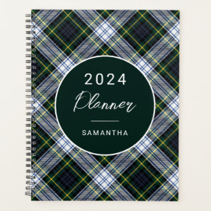 Agenda Plaid Green Rustic Clan Gordon Tartan