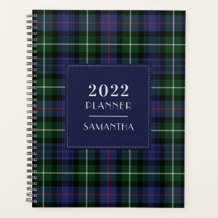 Agenda Plaid Tartan Clan MacKenzie 2022