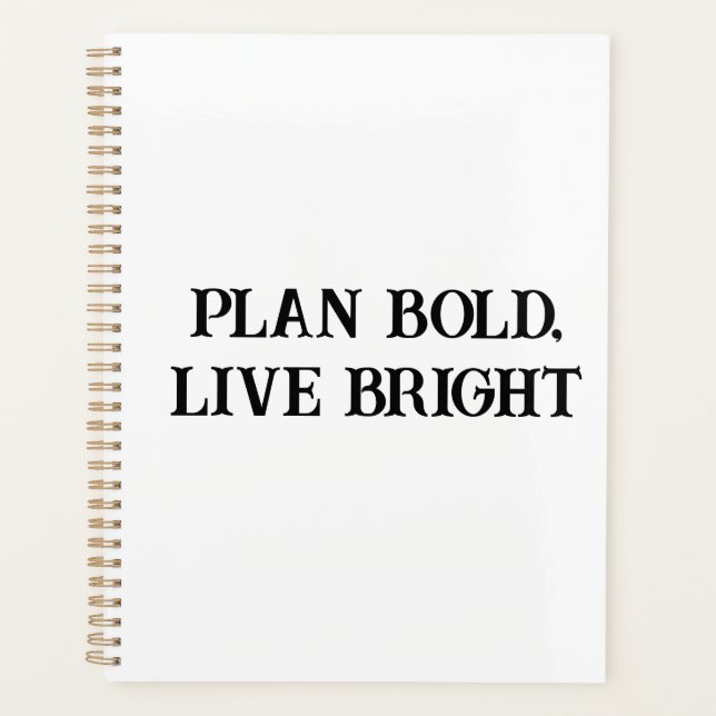 Agenda Plan Audaz Planner de Mujeres Motivadoras Brillant (Anverso)