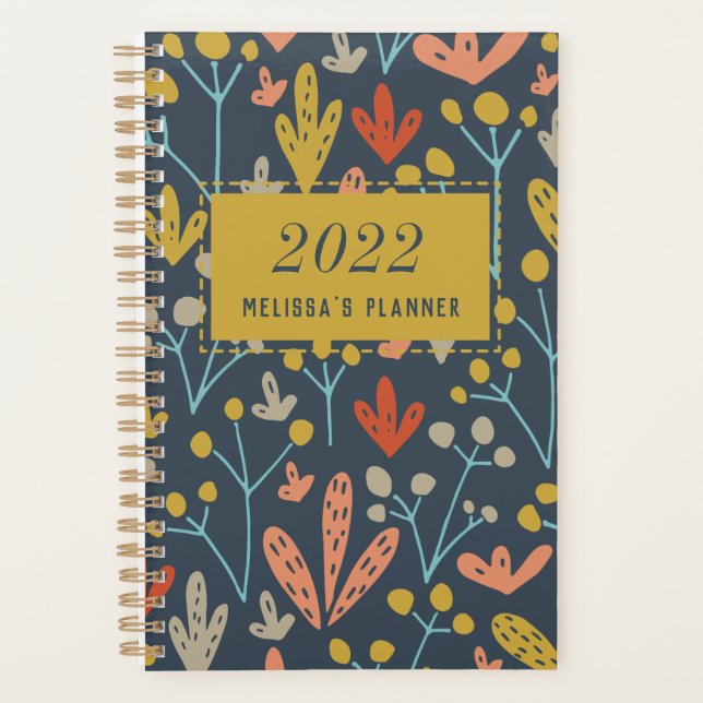 Agenda Plan Botánico Personalizado Año 2022 (Anverso)