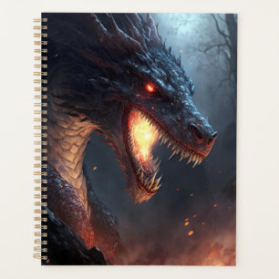 Agenda Plan de arte de fantasía de Fire Dragon