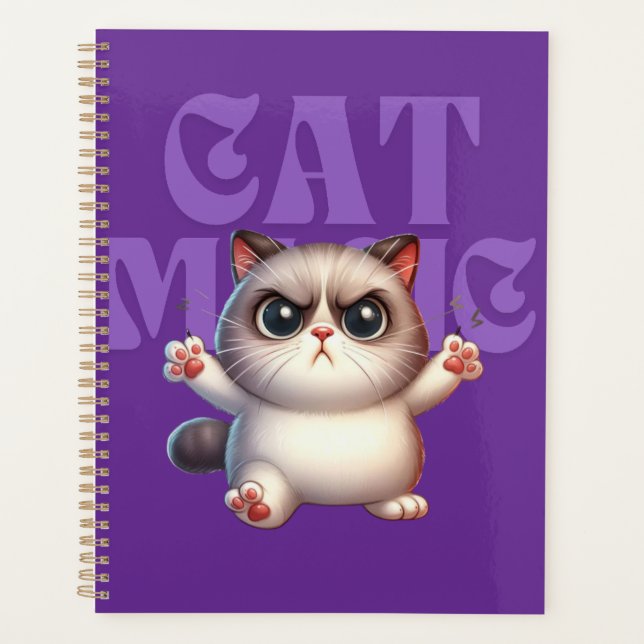 Agenda Plan de energía para gatos (Anverso)
