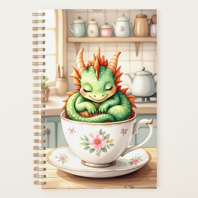 Agenda Plan de fantasía para el bebé dragón (Anverso)