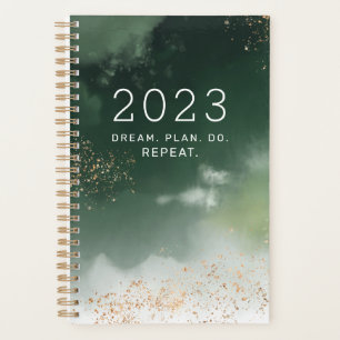 Agenda Plan de Sueño Moderno Repite Inspirador 2022 Pla