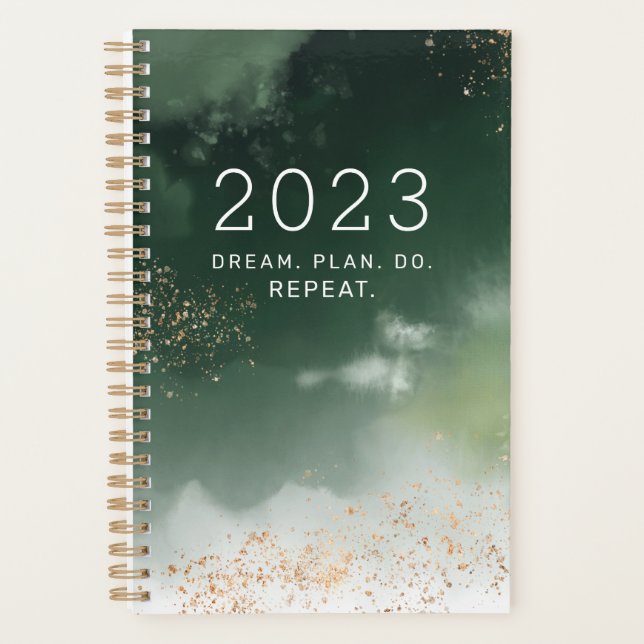 Agenda Plan de Sueño Moderno Repite Inspirador 2022 Pla (Anverso)