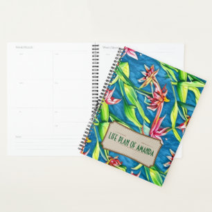 Agenda Plan de vida de la familia Watercolor Spring