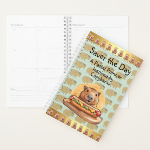 Agenda Plan Happy, Live Happy: The Capybara Way!