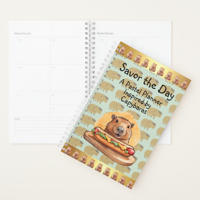 Agenda Plan Happy, Live Happy: The Capybara Way! (Demostración)
