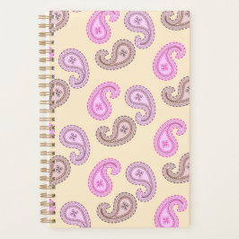 Agenda Plan Paisley Boho Pequeño