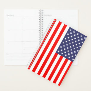 Agenda Planeador de espiral de personalizado de bandera e