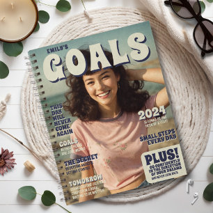 Agenda Planeador de objetivo de portada de tu revista fot