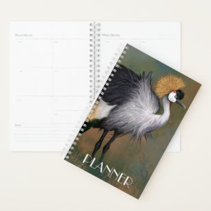 Agenda Planeador de pájaro de grullas cruzado