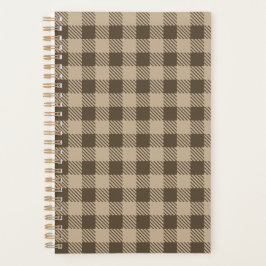 Agenda Planeador de plaid de otoño