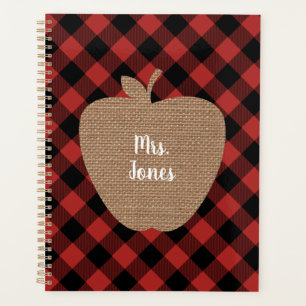 Agenda Planeador de profesores con escúfalo de Apple Bur