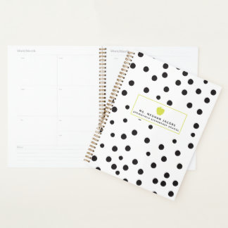 Agenda Planeador de profesores de Polka Dot Neon