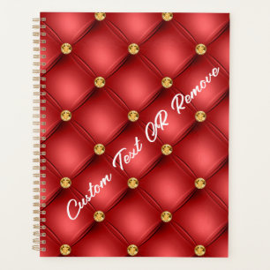 Agenda Planeador de texto de Personalizado de diamantes d