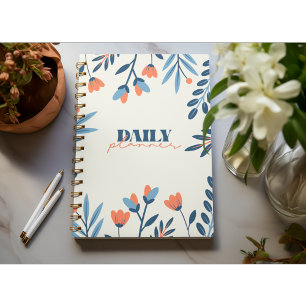 Agenda Planeador diario de serenidad floral