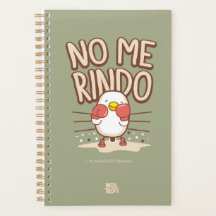 Agenda Planeador Semanal Mostropi No me rindo