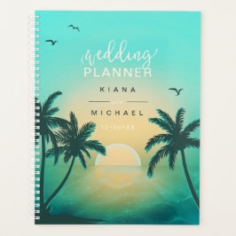 Agenda Planes de Boda Tropical Isle Sunrise L2 ID581 Verd