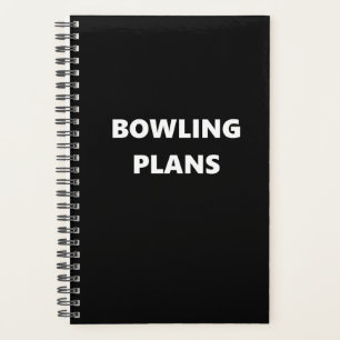 Agenda Planes de boliche para el deporte Bowling Planner
