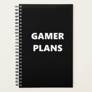 Agenda Planes de Gamer Planner Sports Theme Gamer