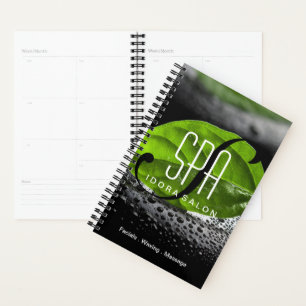 Agenda Planes del libro de citas para terapeutas de masaj