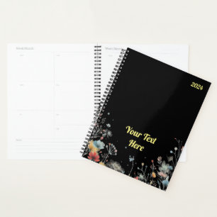Agenda Planes florales: Planner de flores silvestres de P