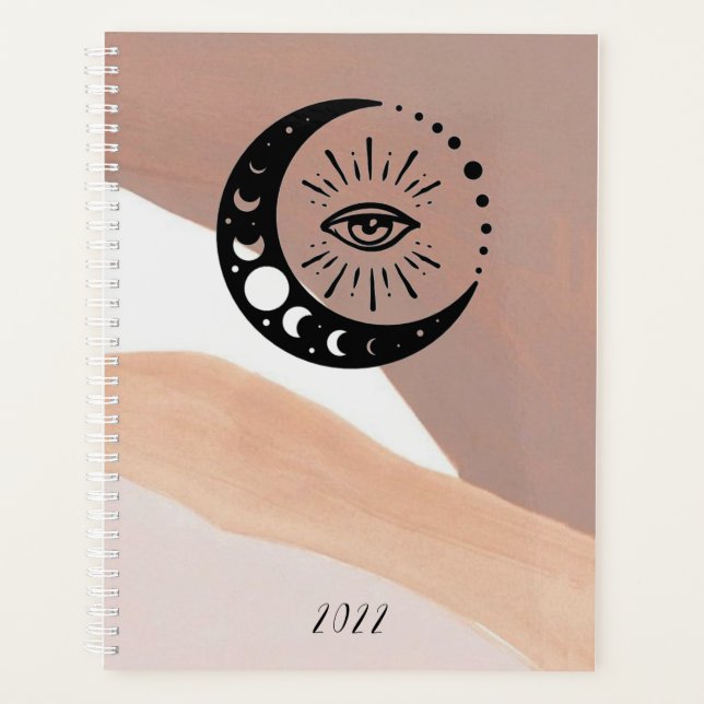 Agenda Planificación de fases de ojo y luna del mal (Anverso)