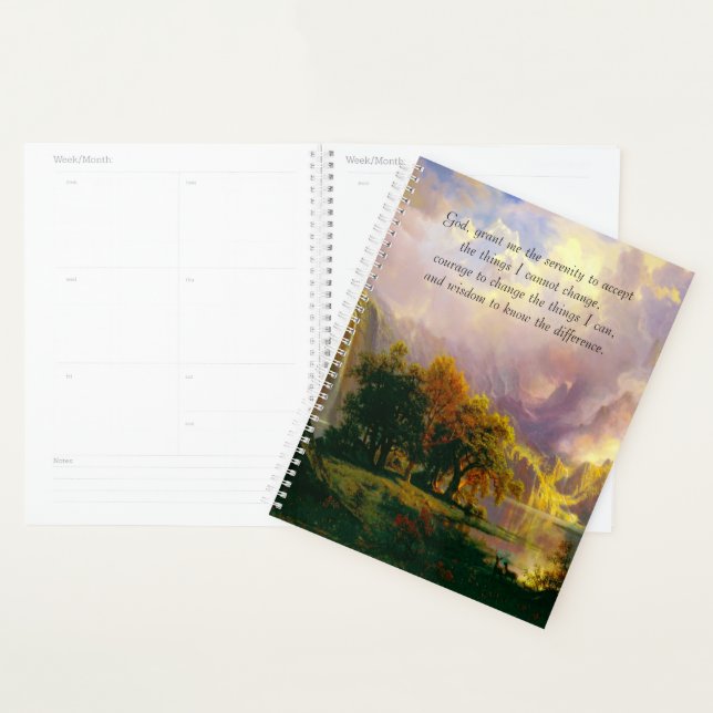 Agenda Planificación de la oración de la serenidad en las (Demostración)