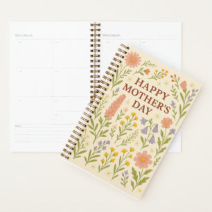 Agenda Planificación del Día de la Madre - Diseño del abr