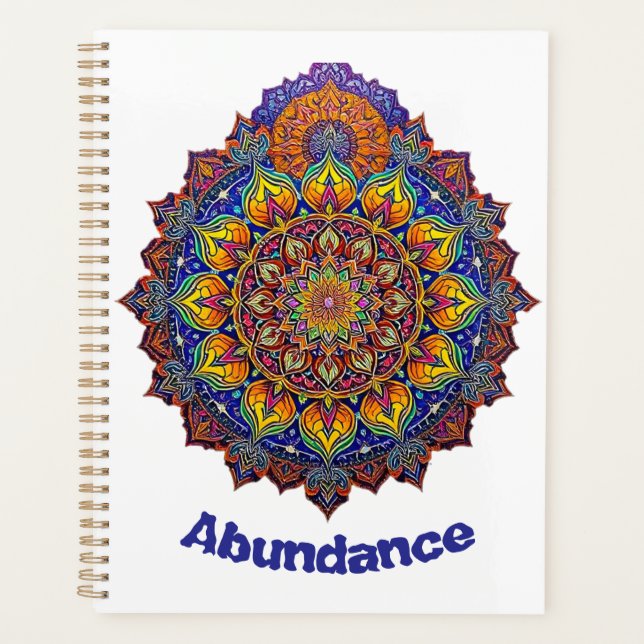 Agenda Planificación Mandala de abundancia (Anverso)