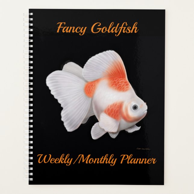 Agenda Planificación mensual de Fantail Fantail Goldfish (Anverso)