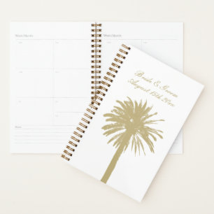 Agenda Planificación tradicional de bodas de playa con ca