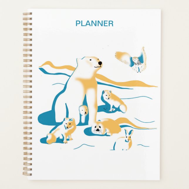 Agenda Planificador: 8,5" X 11" (Anverso)