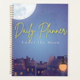 Agenda "Planificador Diario: Bajo la Luna" | Noche Mágica