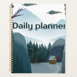 Agenda "Planificador Diario" | Cabaña de Invierno Acogedo