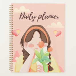 Agenda "Planificador Diario" | Chica Dulce con Tulipanes