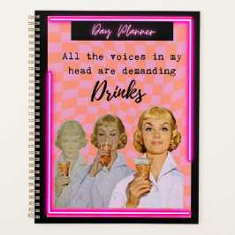 Agenda Planificador/Diario Divertido para Mujeres Bebidas