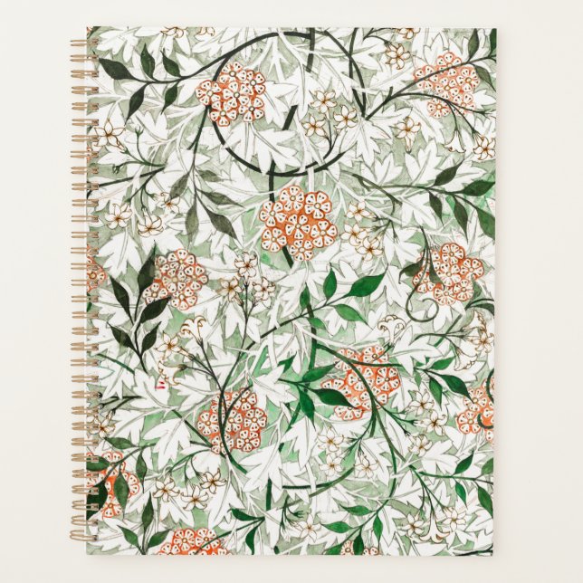 AGENDA PLANIFICADOR: WILLIAM MORRIS : JASMINE (Anverso)