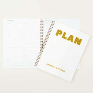 Agenda Planificar mensualmente y semanalmente