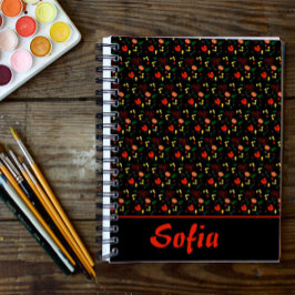 Agenda Planilla de flores silvestres de amapola florida d