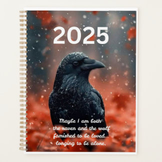 Agenda Planner 2025 Raven & Wolf