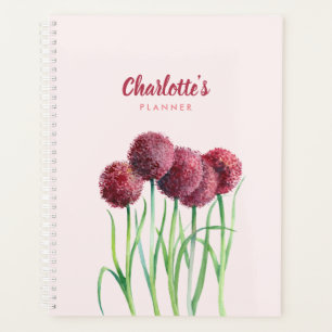 Agenda Planner Aliados Púrpura Color de las Flores