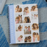 Agenda Planner anual de Personalizado moderno de fotograf<br><div class="desc">Crea tu propio planificador anual usando esta plantilla moderna de cuadrícula fotográfica. Simplemente agrega 12 de tus fotos favoritas,  cambia el año y personalizar el nombre y la cita motivacional. Todos los colores y textos se pueden personalizar para que este planificador anual sea único para usted.</div>