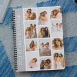 Agenda Planner anual de Personalizado moderno de fotograf<br><div class="desc">Crea tu propio planificador anual usando esta plantilla moderna de cuadrícula fotográfica. Simplemente agrega 12 de tus fotos favoritas,  cambia el año y personalizar el nombre y la cita motivacional. Todos los colores y textos se pueden personalizar para que este planificador anual sea único para usted.</div>
