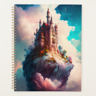 Agenda Planner artístico de las fantasías de las nubes de