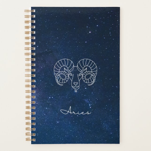 Agenda Planner - Astrología - Aries (Anverso)