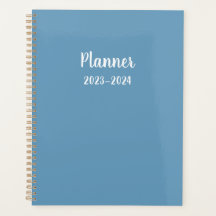 Planner azul mensual/semanal de 2023