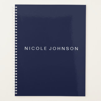 Agenda Planner azul/semanal/mensual